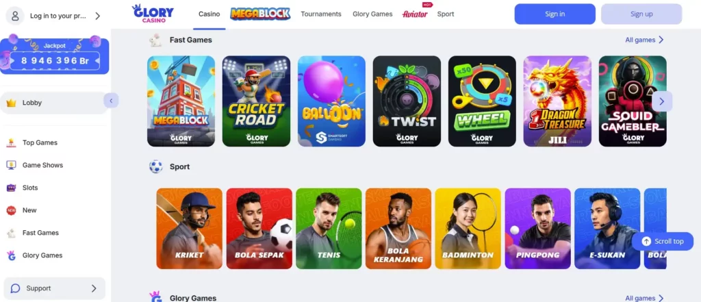 Practical Tips to Open an Account at Glory Casino
