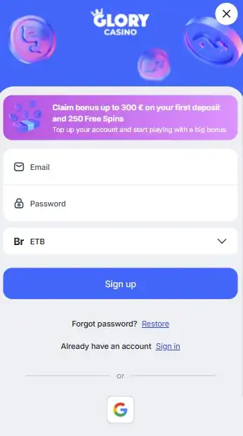 Official Glory Casino Download and Installation Instructions
